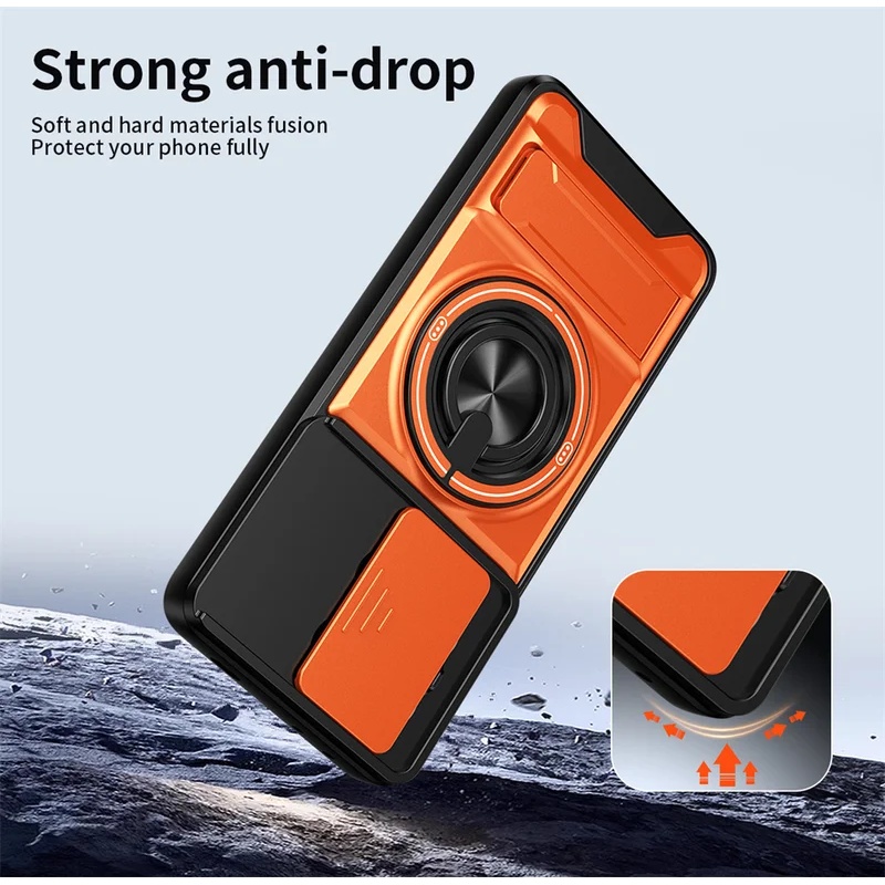 Magnetic Ring Holder Case For  - Xiaomi Poco X6 评论和价格