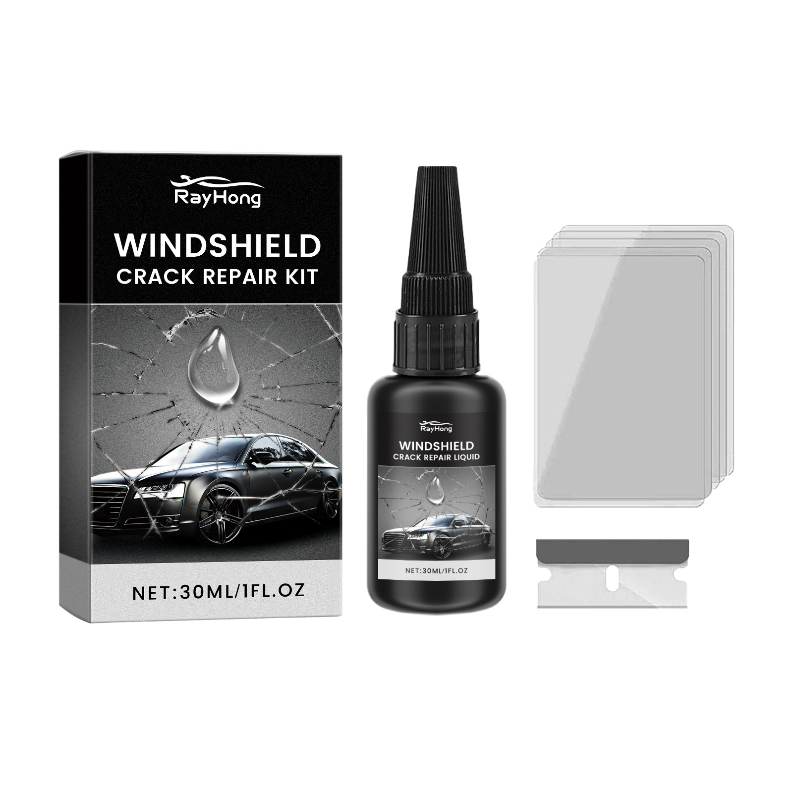 Windshield Repair Glue - Winds - Liquid Uv Glue Kit 评论和价格