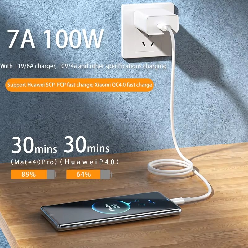 7A 100W Super Fast Charge Type - Huawei Nova 12 评论和价格