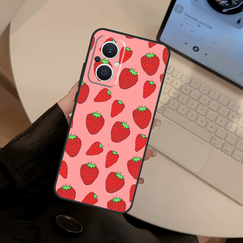 Strawberry Red Case For OPPO F - Oppo Find X8 评论和价格